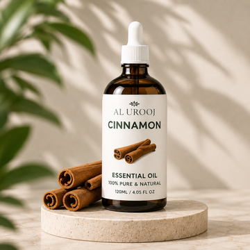 Al Urooj Cinnamon Essential Oil – 100% Pure & Natural Cinnamon Bark Oil (120ml)