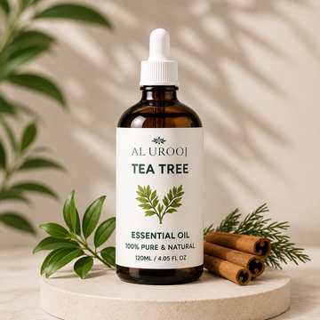 Al Urooj Tea Tree Essential Oil – 100% Pure & Natural Tea Tree Oil (120ml)